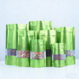 Sachets Doypack refermables à fermeture éclair, anti-odeur, en Mylar, pour aliments, avec logo personnalisé, emballages plastiques - Product Image 1