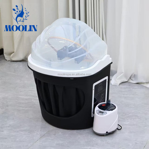MOOLIN Bac de lavage japonais à circulation d'eau avec raccordement pour spa capillaire, idéal pour salon de coiffure et usage quotidien en coiffure - Product Image 3