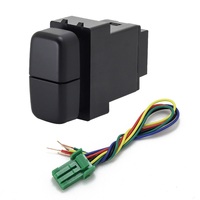 Bouton inférieur 12V pour Mitsubishi Pajero Montero IV V93 V97 2006-2021 LED antibrouillard interrupteurs automatiques bouton poussoir marche/arrêt