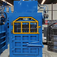Offre Spéciale : Presse à balles verticale hydraulique automatique fiable pour textiles, vêtements usagés, coton et laine, idéale pour les usines de recyclage textile