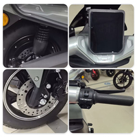 Moto électrique puissante 60V 1200W à charge rapide pour la livraison de marchandises en Amérique du Sud