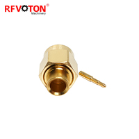 Conector Coaxial RF SMA Macho para Cable RG141 RG402 RG-402, Tipo Soldadura y Crimpado