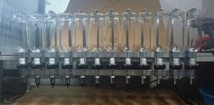 12ヘッド 壁掛け式香水ディスペンサー ディスプレイラックセット、香水充填機、香水バーセット (375ml/500ml/750ml対応) - Product Image 3