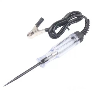 DC 6V-24Vアリゲータークリップ電気回路診断ペン車用テスタープローブライトシステム - Product Image 1