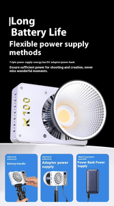 Photographie éclairage continue100w lumière vidéo de poche COB lumière douce constante poche Led rvb Photo lumière de remplissage - Product Image 4