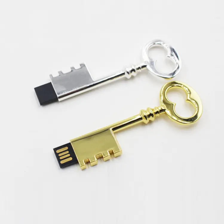 2020 Novelty Product Antique Metal Key Memoria Usb 2.0 Usb Stick Key