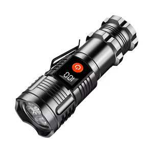 Nueva Linterna de Bolsillo de Plástico con Tres Lentes, Ultra Brillante, Resistente al Agua, con Zoom Óptico Digital y Indicador de Nivel de Batería, Superventas - Product Image 1