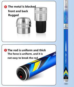 Offre Spéciale <span class=keywords><strong>Canne</strong></span> <span class=keywords><strong>à</strong></span> pêche <span class=keywords><strong>à</strong></span> la <span class=keywords><strong>carpe</strong></span> ultra-légère en fibre <span class=keywords><strong>de</strong></span> carbone <span class=keywords><strong>de</strong></span> haute qualité 3.6-10m 19 cannes <span class=keywords><strong>à</strong></span> pêche télescopiques 6h accordées - Product Image 5