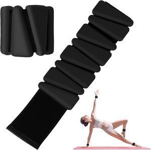 <b>Strength</b> <b>Training</b> 2lb K-shaped Silicone Velcro Adjustable Ankle Wrist Weights Bracelet for Gym Pilates Home - Product Image 5