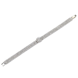 Braccialetto con Strass per Ragazze in Stile Europeo e Americano, Gioiello Semplice e Luccicante, Vendita all'Ingrosso B083 - Product Image 5