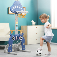 Panier de balles de sport en plastique pour enfants, l'intérieur, cadre de football pour jouer, nouveau