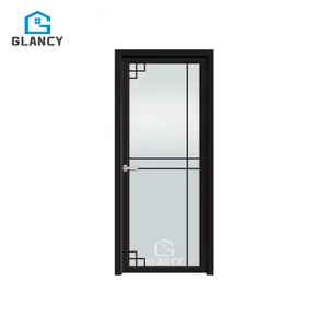 Top Quality Modern House Aluminum Glass Swing Door Hot Sale