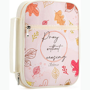 Muestra Gratuita de Fábrica: Estuche Protector para Biblia con Bolsillos para Bolígrafos y Cierre de Cremallera, Ideal como Regalo para Mujeres - Product Image 4