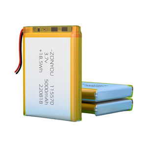 Литий-полимерный аккумулятор OEM/ODM 5000 мАч 3,7 В с ресурсом 500 циклов, модель 115570, для потребительской электроники (вентиляторы) - Product Image 6