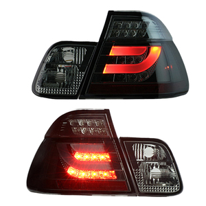 Juego De 4 Luces Traseras LED Humo/rojo Para BMW E46 2002-2005 Sedán – Estilo ángel, DOT/SAE