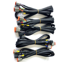 Adaptateurs de support de lampe LED souple T10 W5W avec câble, connecteur de base pour moto/voiture/camion/bateau