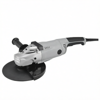Meuleuse d'angle électrique professionnelle industrielle 180 mm puissante avec déclencheur, pour meulage et polissage intensifs
