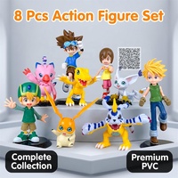 Anime-Figuren-Set für Schreibtisch-Dekoration Mitarbeitergeschenk Neuzugangs-Präsent Firmen-Werbegeschenk Schreibtisch-Spielzeug Sammlerstück PVC-Figuren