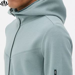 Ensemble de Survêtement Léger Zippé à Capuche Performance Sportive de Haute Qualité pour Hommes - Product Image 4