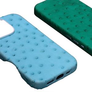 Thiết Kế Độc Đáo Cho Iphone 16 Pro Max Bìa Với Da Chính Hãng Đà Điểu Mô Hình Vỏ Với Từ Da Điện Thoại Di Động Trường Hợp - Product Image 5