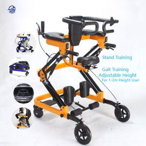 Staande loophulp, opvouwbaar, in hoogte verstelbaar, lichtgewicht, waterdicht, duurzaam, 150 kg draagvermogen, voor hemiplegie en paraplegie - Product Image 1