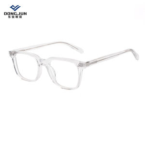 カスタマイズされた黒のクラシックなアセテート繊維フレーム中国卸売光学眼鏡フレーム - Product Image 6