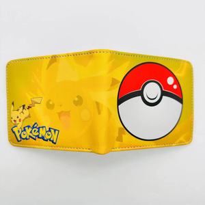 Portefeuille portable anti-perte en cuir PU avec fermeture éclair, motif dessin animé mignon Poke Pikachu, fermeture magnétique, imprimé UV, pour pièces de monnaie et cartes d'identité - Product Image 2