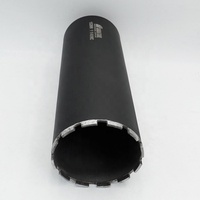 SHDIATOOL Broca de diamante turbo segmentada de 25mm-152mm para perforación en húmedo 1-1/4"-7 UNC, sierra perforadora para hormigón armado y paredes de ladrillo