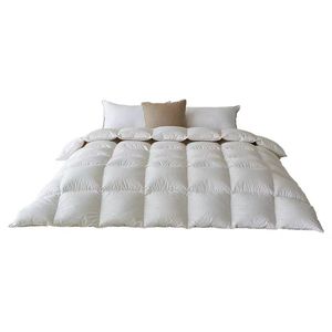Edredón <span class=keywords><strong>de</strong></span> Plumón <span class=keywords><strong>de</strong></span> Pato, Suave, Esponjoso, Transpirable, Hecho a Mano, Acolchado, Personalizable, Económico, Directo <span class=keywords><strong>de</strong></span> Fábrica, para Hotel y Hogar - Product Image 1