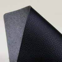 En stock, cuir synthétique, cuir PU, cuir microfibre 1,2 mm, adapté aux intérieurs de voitures, canapés, meubles et décoration