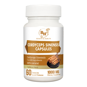 Oem/ODM tự nhiên chăm sóc sức khỏe bổ sung chiết xuất thảo dược hữu cơ Cordyceps Sinensis viên nang cho người lớn - Product Image 5