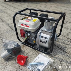 Gasoline Water Pump WP30 60L Min 30M Head Aluminum Body Self Priming For Construction - Product Image 2