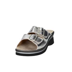 Sandalo con Zeppa Novaflex da Donna VIGGIANELLO con Fibbia Metallica Argento, Scarpa Comoda con Plateau - Product Image 2