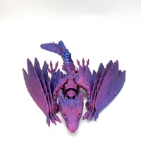 Modèle de jouet Archaeopteryx articulé multi-directionnel en PLA imprimé en 3D, décoration de bureau au design créatif, cadeau