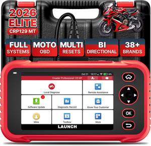 Outil de diagnostic automobile professionnel Launch CRP129 MT, prend en charge 39 marques de motos, scanner OBD2 pour voiture - Product Image 1