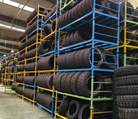 Estante de almacenamiento industrial apilable desmontable personalizable colorido, postes de Metal portátiles, estantería de paletas de Material de acero - Product Image 6