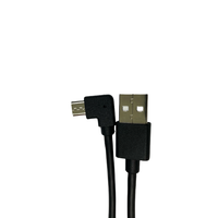 Dapat disesuaikan 1m 2m 3A-5A PVC TPE mikro Tipe C USB laki-laki ke USB 2.0 90 derajat kanan kiri bersudut kabel Usb
