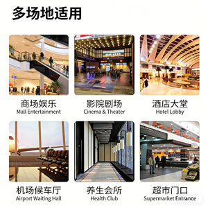 Shared Massage Chair Railless Plug-In 30 Airbags Neck Waist Hips Legs Back Commercial Use - Product Image 4