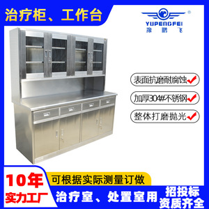 Gabinete de Tratamiento de Acero Inoxidable Yu Pengfei 304 con Cajones y Puertas para Uso Hospitalario - Product Image 5
