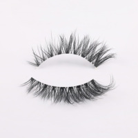 Cils en bande invisible de haute qualité, cils en cheveux humains, fabrication artisanale, 15 mm, cils naturels en bande complète