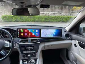 Lecteur DVD de voiture double écran 12,8 pouces, autoradio Android, écran tactile, navigation GPS, CarPlay pour <span class=keywords><strong>Mercedes</strong></span> Benz Classe C W204 2011-2014 - Product Image 3