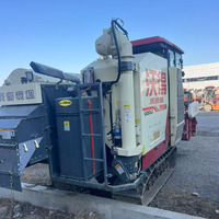Moissonneuse-batteuse semi-automatique Fmworld 2024 d'occasion, moteur diesel 135 CV, modèle 4LZ-8.0EP(Q), pour maïs, blé, riz, soja, garantie 6 mois