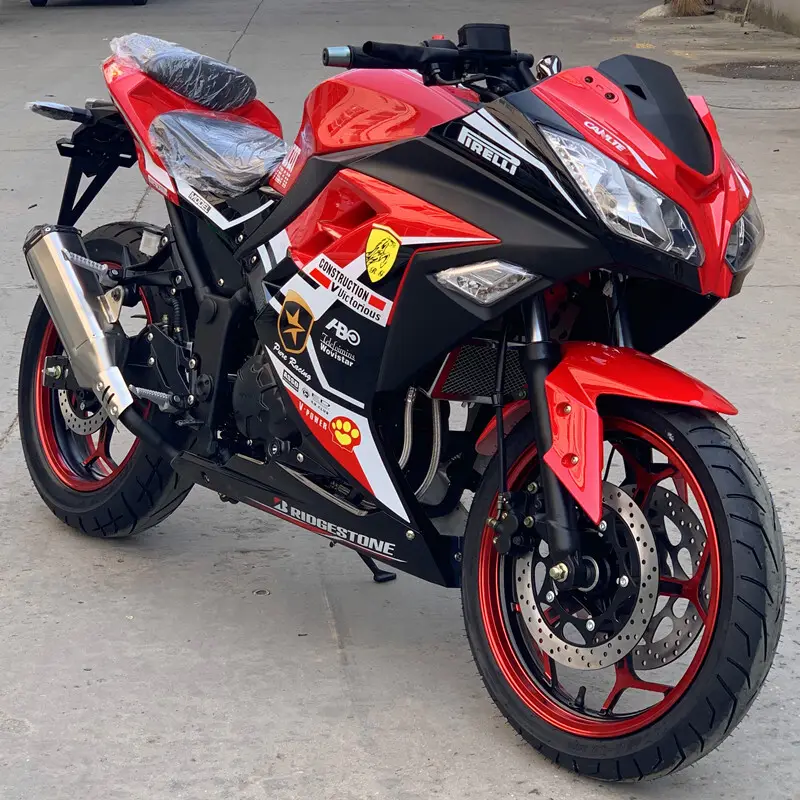 Yeni Model yüksekliği kaliteli LED ışık 200CC 250 CC 400 CC benzinli yarış motosikletler satılık