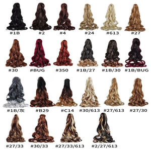 JINRUILI 24 inci 150g rambut keriting Perancis Afro Kinky lembut Yaki serat suhu tinggi rajutan kepang keriting Prancis - Product Image 4