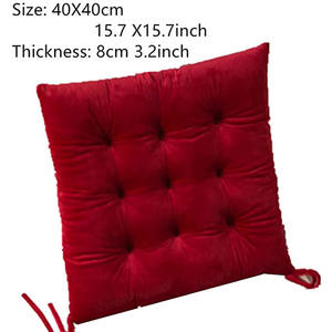 Coussin de salon, coussin de <span class=keywords><strong>chaise</strong></span> personnalisé de haute qualité rempli de boîtes matelassées en microfibre coussin de <span class=keywords><strong>chaise</strong></span> <span class=keywords><strong>antidérapant</strong></span> avec attaches - Product Image 5