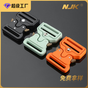 Hebilla de liberación lateral de aleación de zinc negra para cinturones, ropa, bolsos, mascotas, duradera - Product Image 5