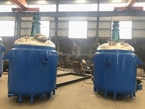 Réacteur chimique à agitation en acier inoxydable de haute qualité 1000L, cuve à réaction à chauffage électrique continu à enveloppe - Product Image 6