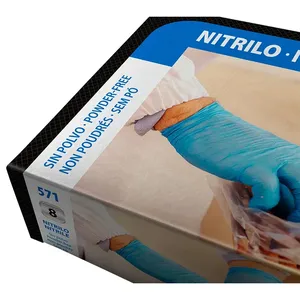 Guanto in nitrile Juba 571 7 S, blu - Product Image 4