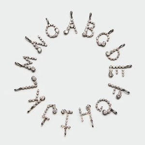 Colliers pendentifs FUAMAY CZ avec lettres pavées, en argent 925 plaqué or 18 carats/rhodium, personnalisables haut de gamme en gros - Product Image 1