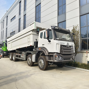 Truk Dump SINOTRUK HOWO NX 8*4 Berbentuk U, <span class=keywords><strong>Dumper</strong></span> Teknik Beroda 8 dengan Bak Berbentuk U untuk Transportasi Lumpur dan Pasir - Product Image 2